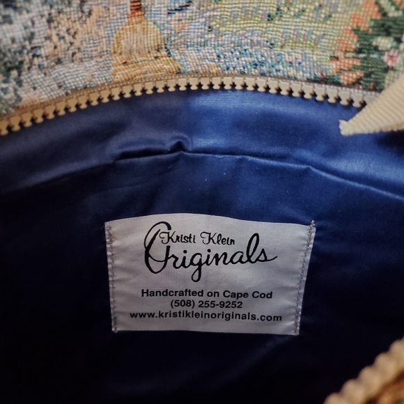 Handmade Tapestry purse - 🐘 Elephant and Taj Mahal - Picture 5 of 5